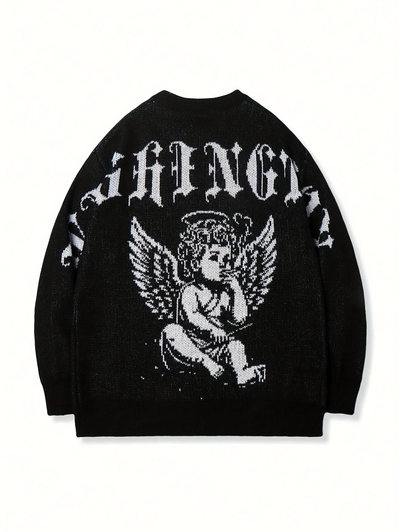 Oversize Cherub Sweater-EMMEUS