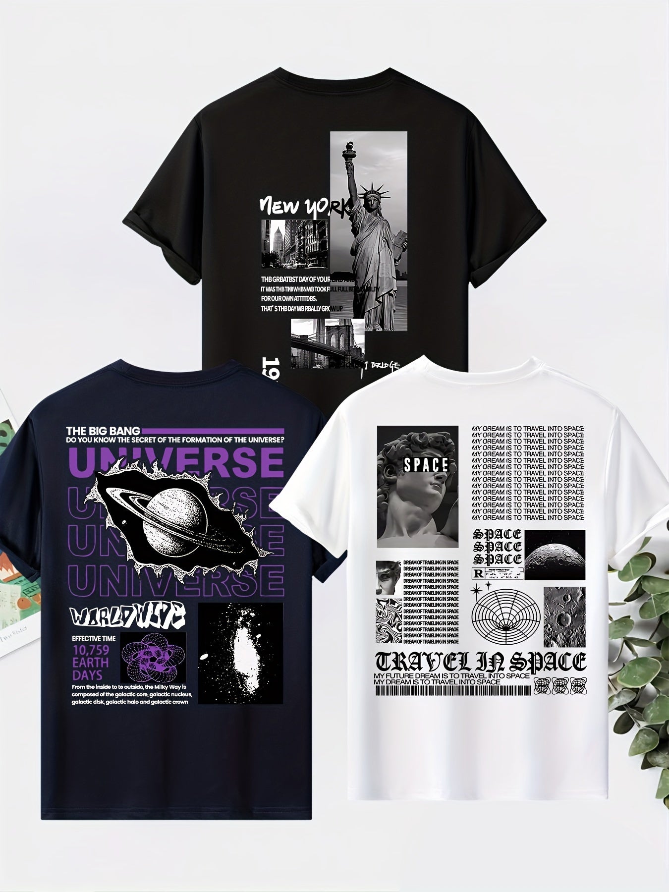 Urban Galaxy Vision T-Shirt Set 3pc-Emmeus