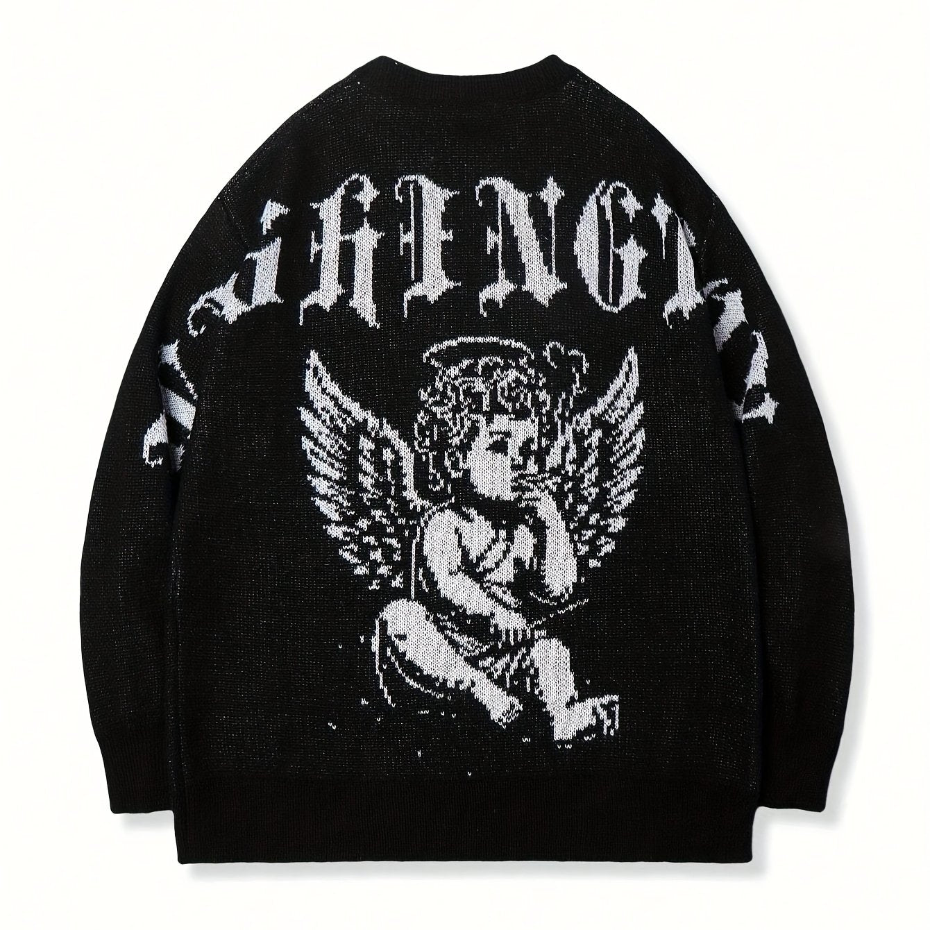 Oversize Cherub Sweater-EMMEUS
