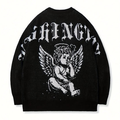 Oversize Cherub Sweater-EMMEUS