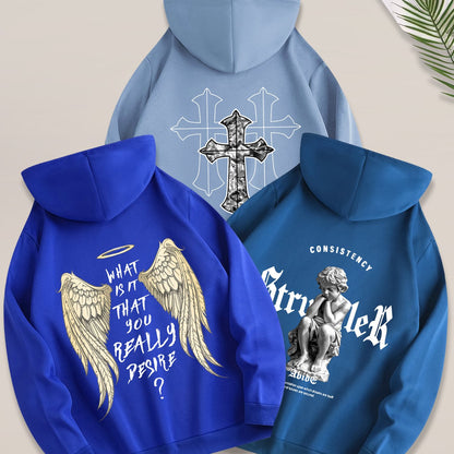 Angel Cross 3PCS Hoodie Set-Emmeus