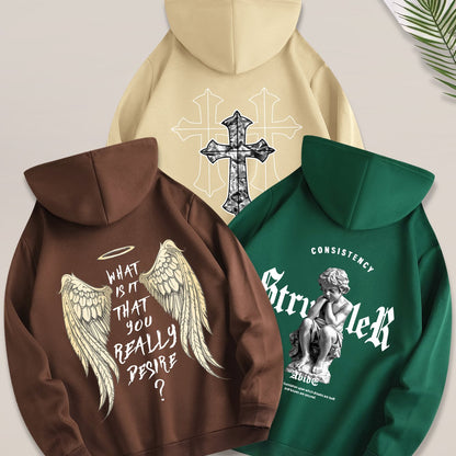 Angel Cross 3PCS Hoodie Set-Emmeus