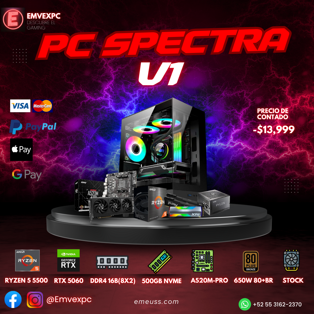 Pc Espectro v1-Linea Emvex