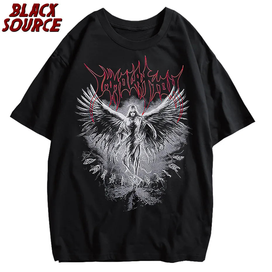 Oversized T-shirt Street Hipster Summer Streetwear-Emmeus