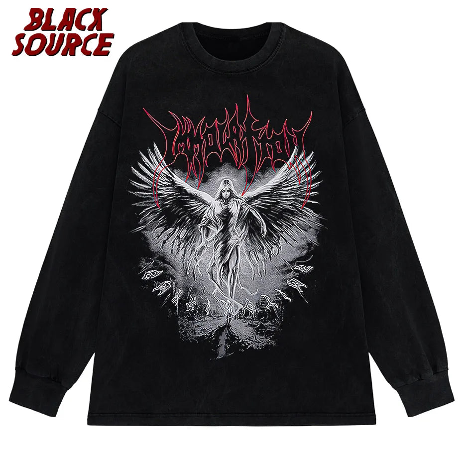 Oversized T-shirt Street Hipster Summer Streetwear-Emmeus