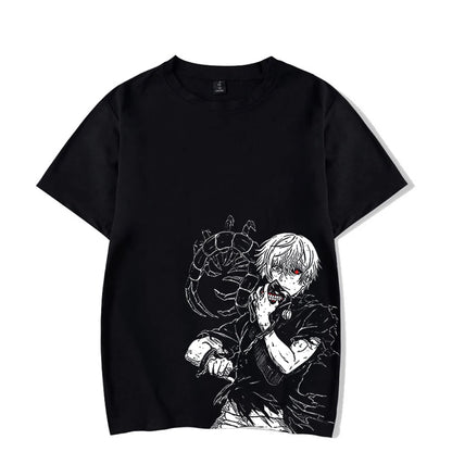 Harajuku Anime Vintage Washed Tee-Emmeus