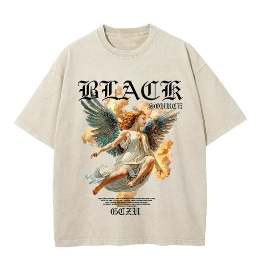 Oversized T-shirt Street Hipster Summer Streetwear-Emmeus