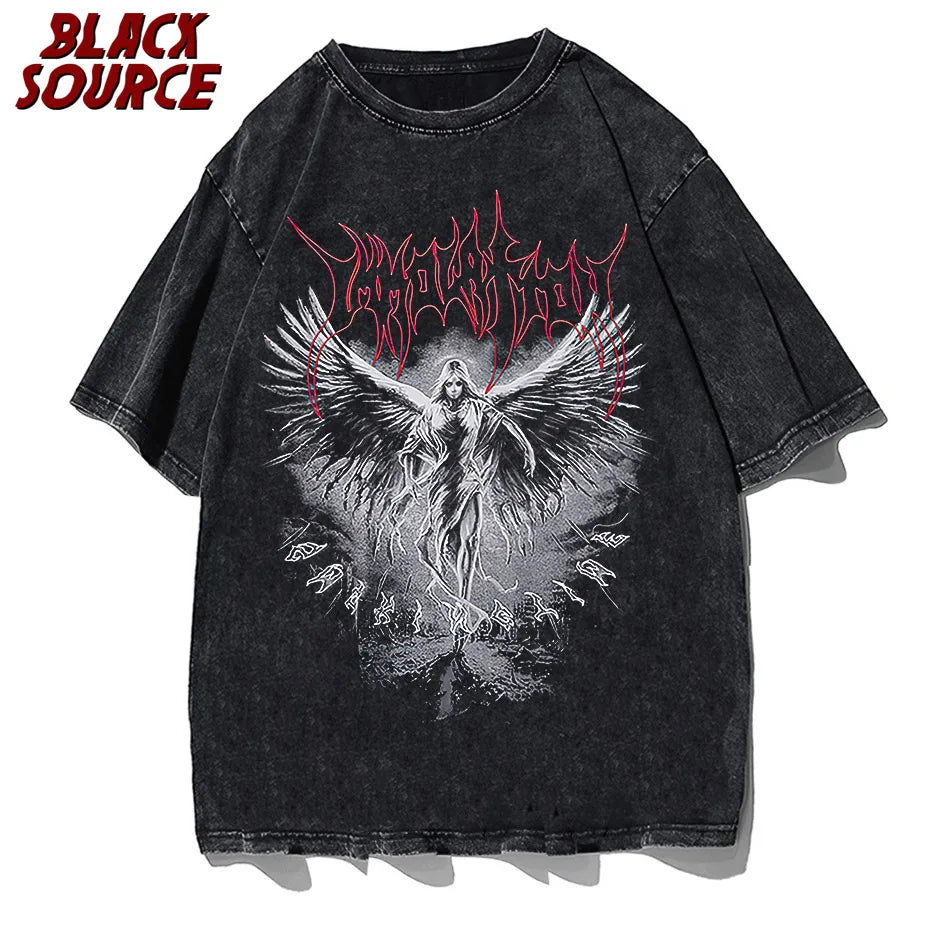 Oversized T-shirt Street Hipster Summer Streetwear-Emmeus