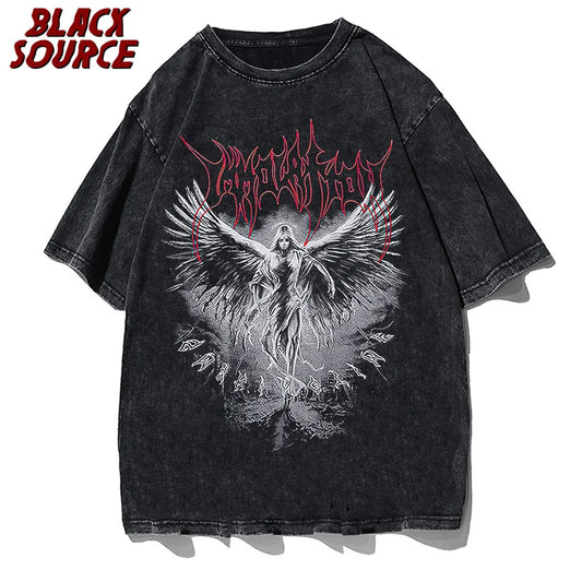 Oversized T-shirt Street Hipster Summer Streetwear-Emmeus