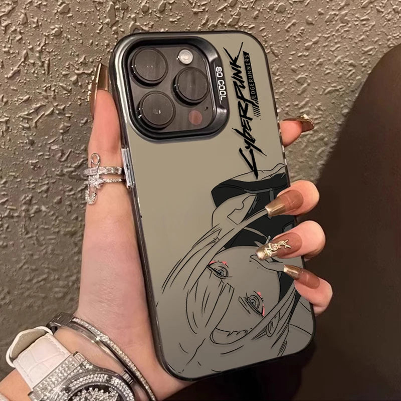 Funda Cyberpunk Edgerunners: Estilo Neón para tu Samsung
