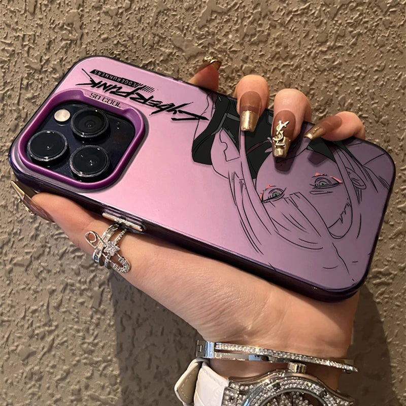 Funda Cyberpunk Edgerunners: Estilo Neón para tu Samsung