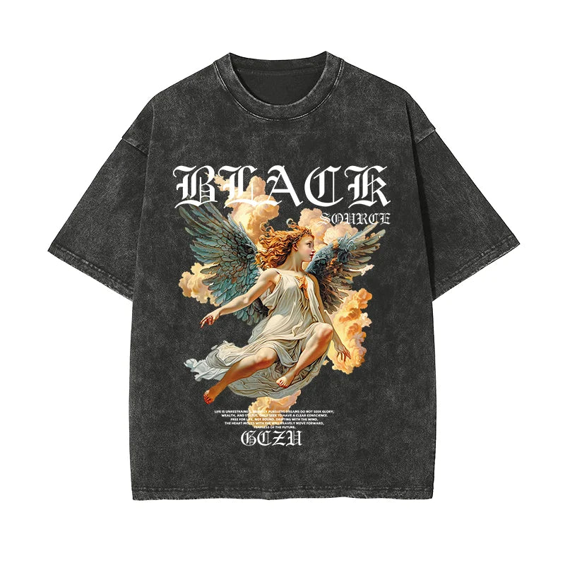 Oversized T-shirt Street Hipster Summer Streetwear-Emmeus