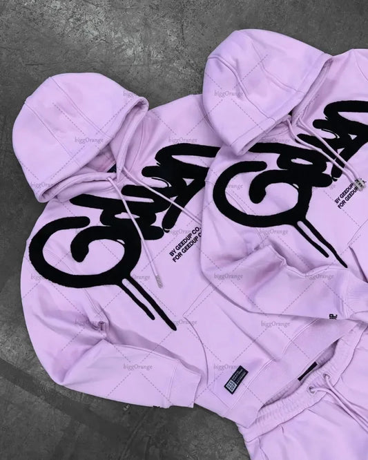 Y2K Fashion Oversized Hoodie-Emmeus