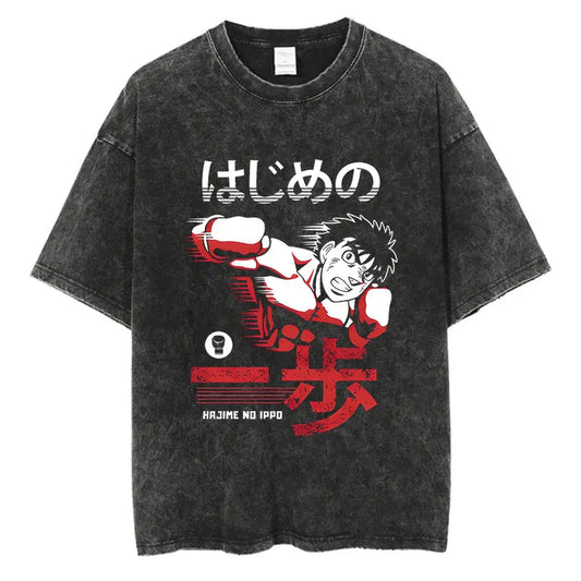 Ippo The Fighter Tee 5-Emmeus