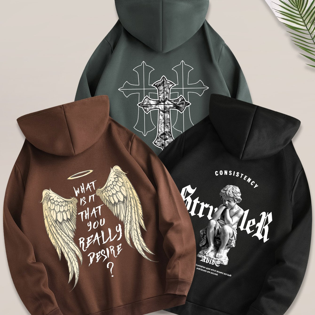 Angel Cross 3PCS Hoodie Set-Emmeus