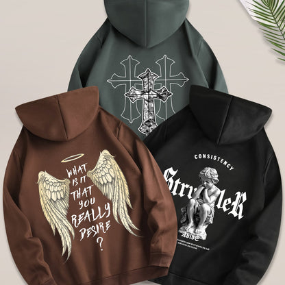 Angel Cross 3PCS Hoodie Set-Emmeus