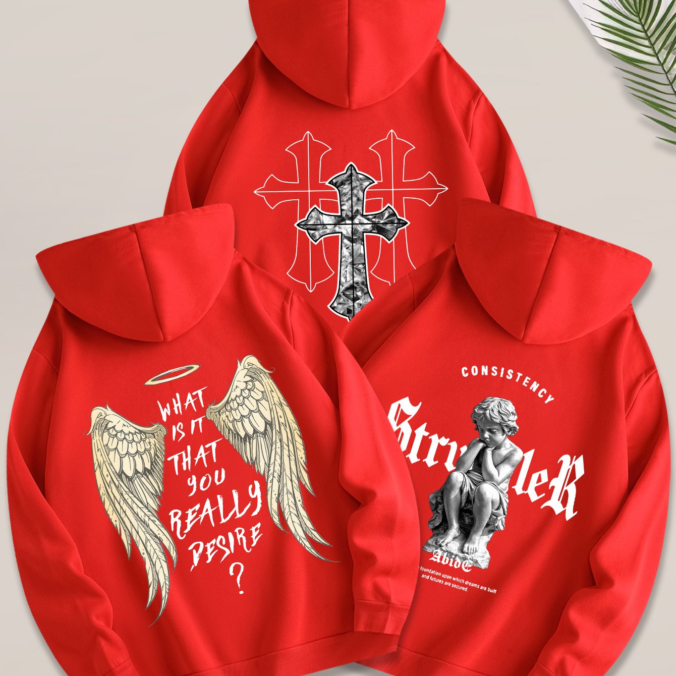 Angel Cross 3PCS Hoodie Set-Emmeus