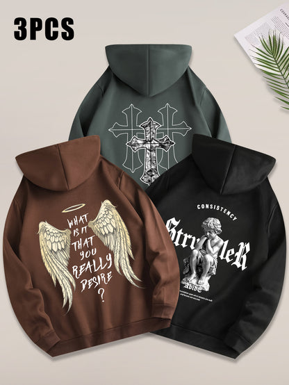Angel Cross 3PCS Hoodie Set-Emmeus