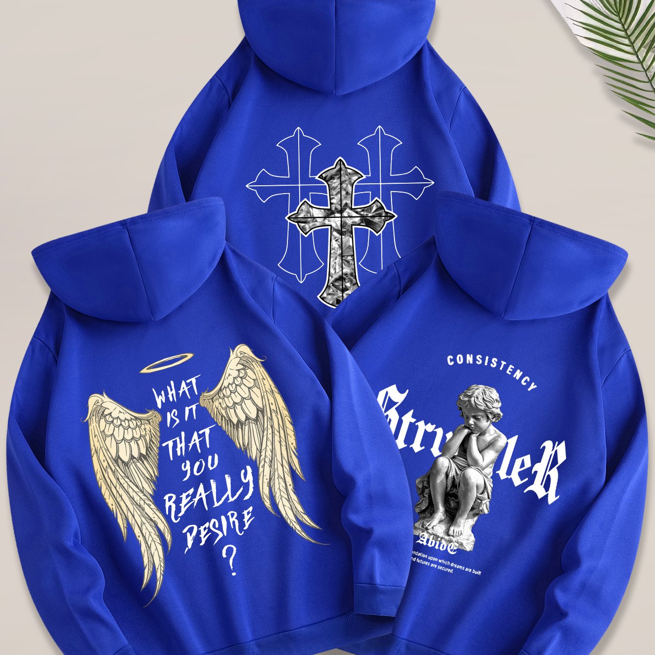 Angel Cross 3PCS Hoodie Set-Emmeus