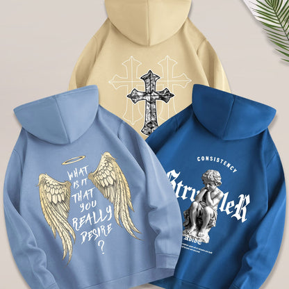 Angel Cross 3PCS Hoodie Set-Emmeus